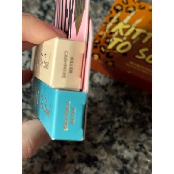 New Too Faced Makeup Lot Killer Liner Turquoise Cashmere Kitty Likes to Scratch - Picture 2 of 3